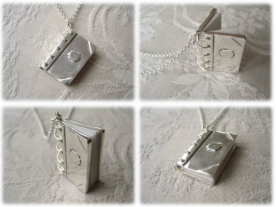 Silverbok 2 cm hög - silversmycke i äkta silver - handgjorda silversmycken från Brokig silversmycken